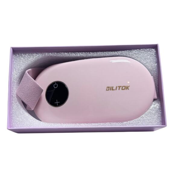 Portable Cordless Heating Pad Pink – USB Rechargeable, 3 Heat Settings Bilitok - Picture 9 of 9